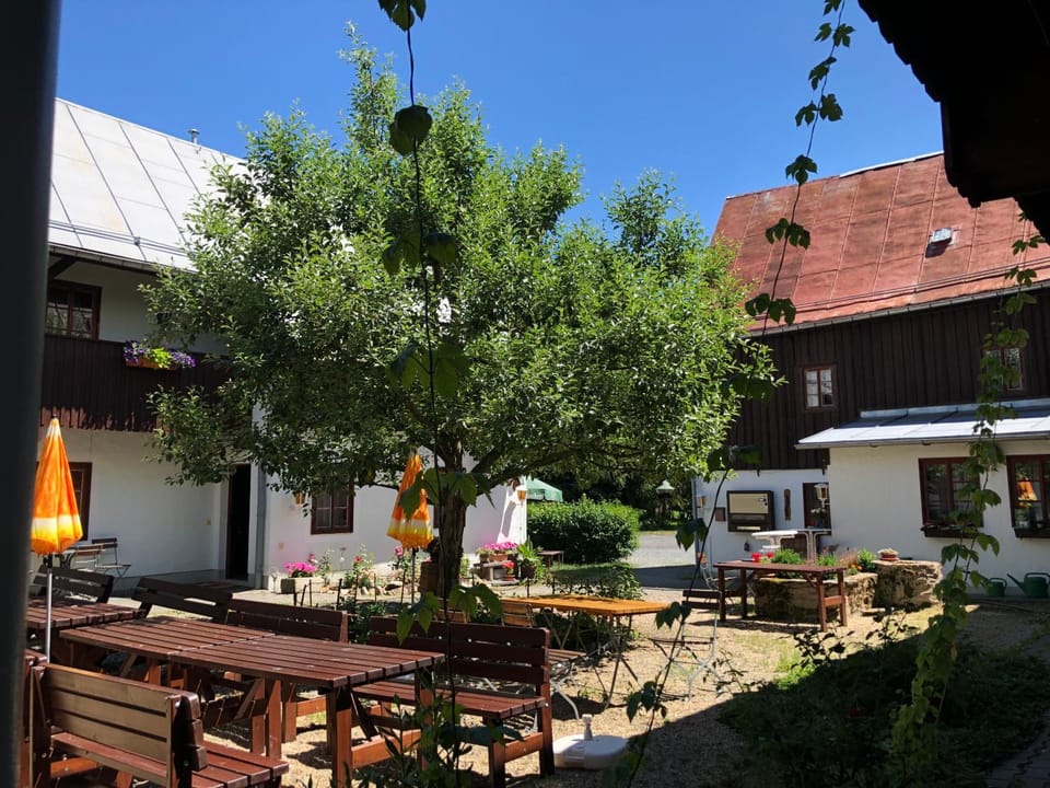 Property building, Patio