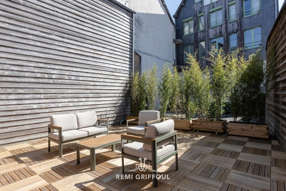 La Terrasse de Pom Cozy Comfort City Center 2 Guests Apartment in Honfleur