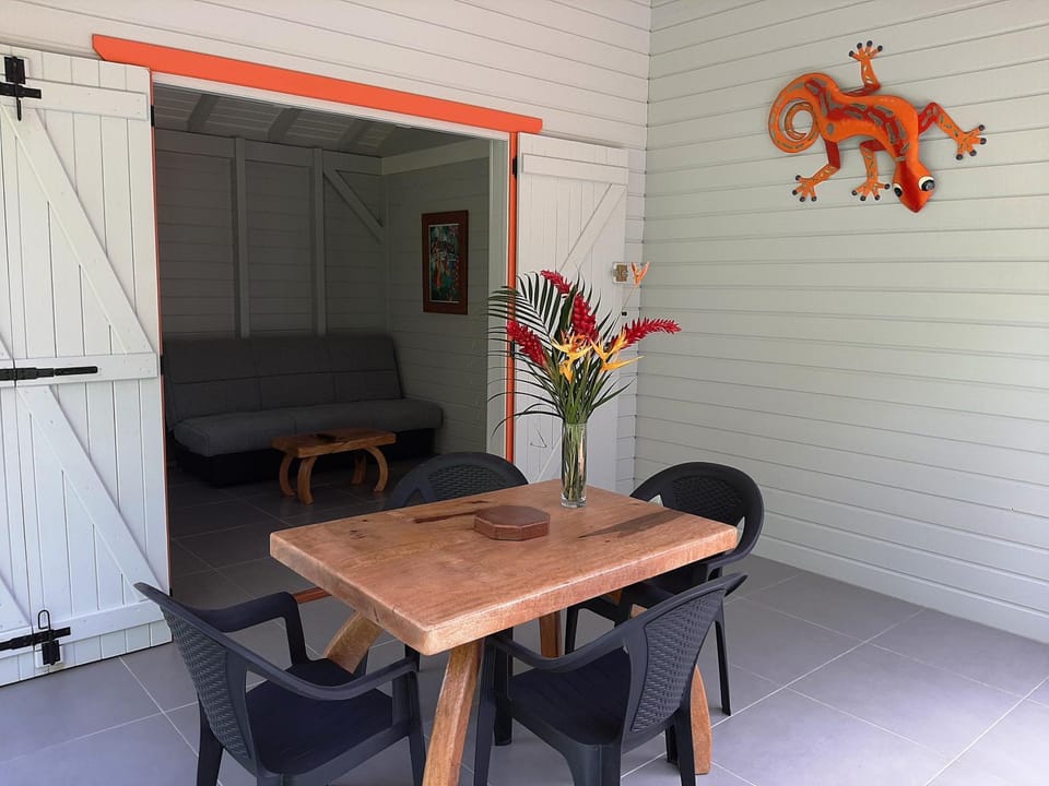 Patio, Living room, Seating area