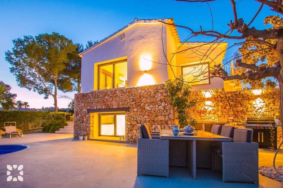 Property building, Patio, Day, Night