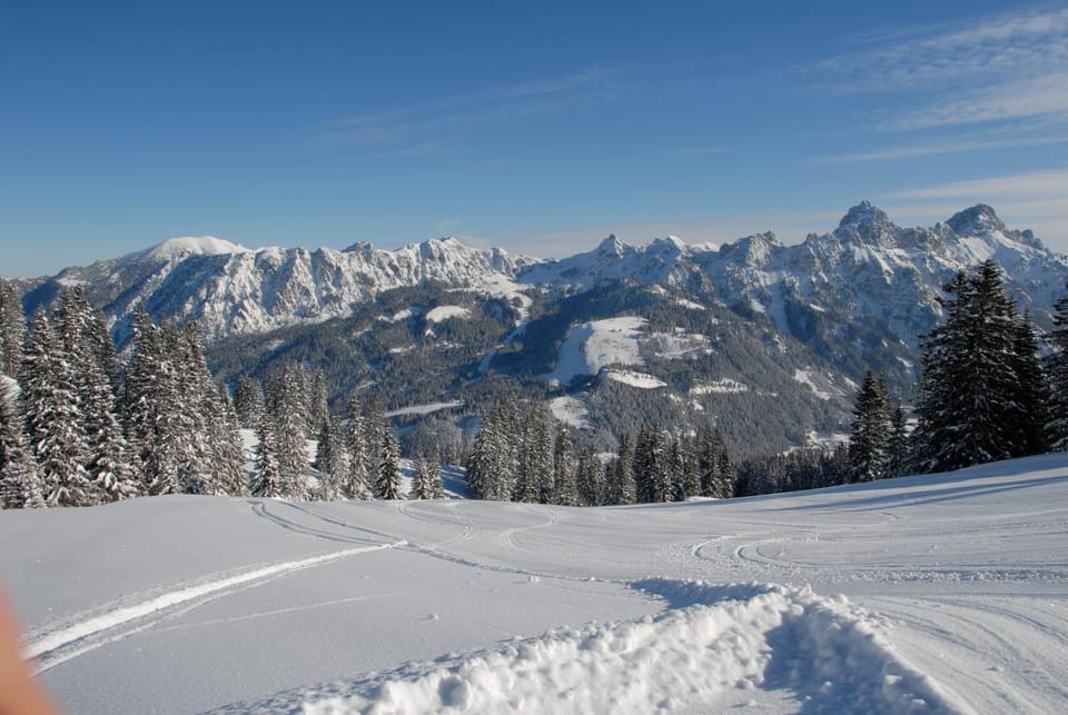 Natural landscape, Winter, Hiking, Mountain view