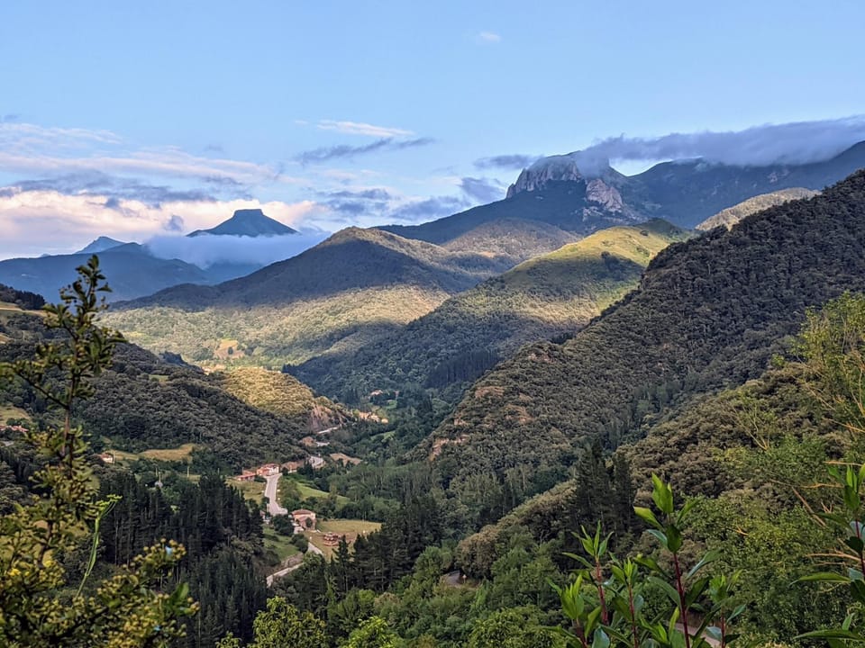 Hiking, Cycling, Mountain view