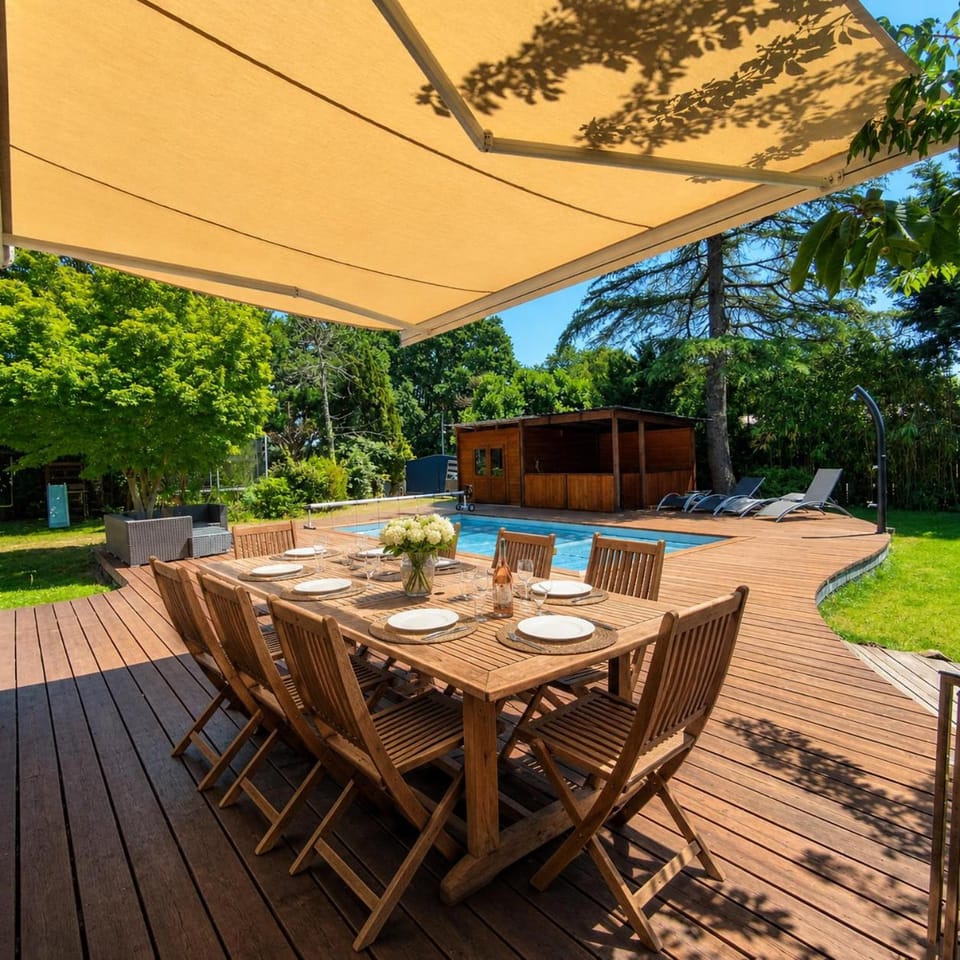Le Chêne Vert - Grande Villa familiale avec piscine - Bassin d'Arcachon House in Arès