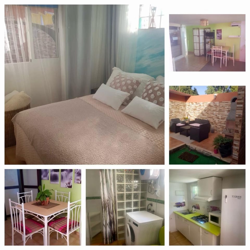 Bed, Kitchen or kitchenette, Photo of the whole room, Dining area, Bedroom
