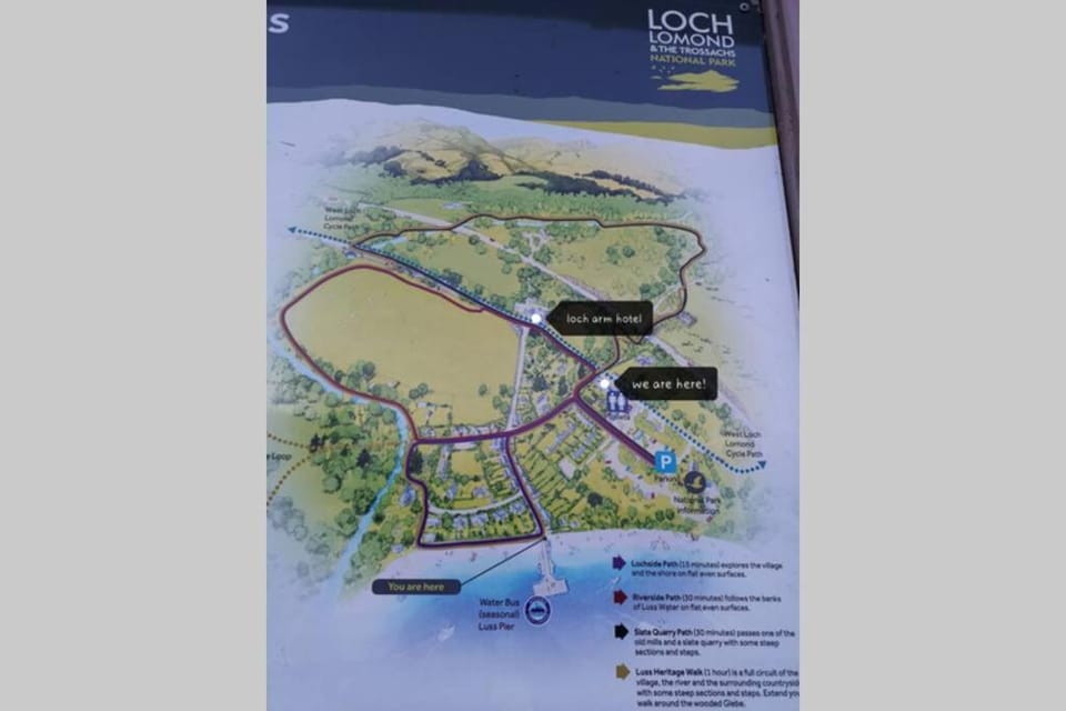 Broomfield Cottage South Luss House in Scotland