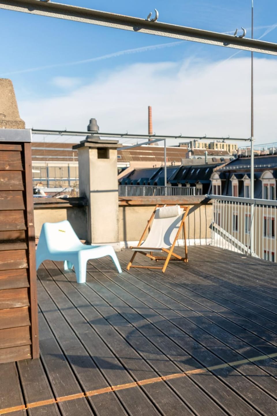 Cozy studio with Roof Terrace for 3 Apartment in Zurich City