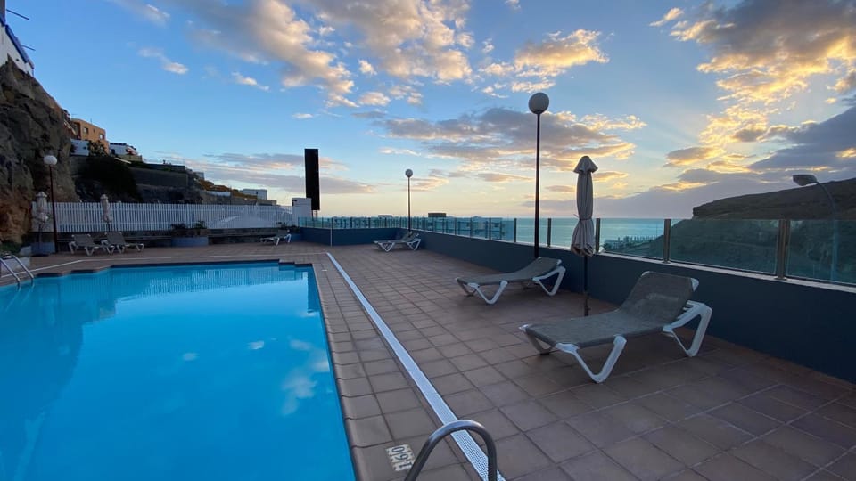 Sea View Apartment in Patalavaca Apartment in Comarca Sur