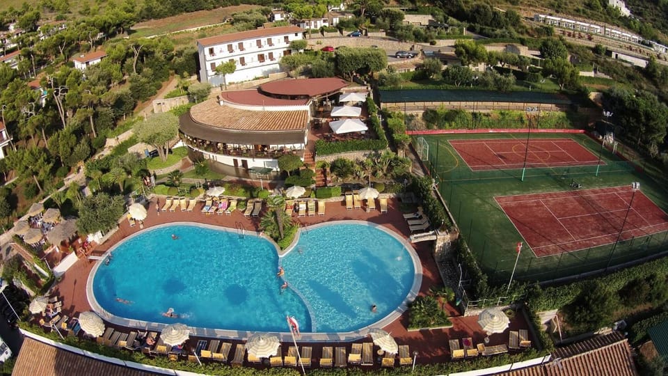 Bird's eye view, Pool view