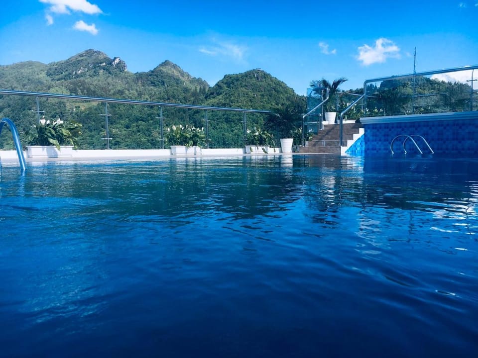 Natural landscape, Lake view, Mountain view, Swimming pool