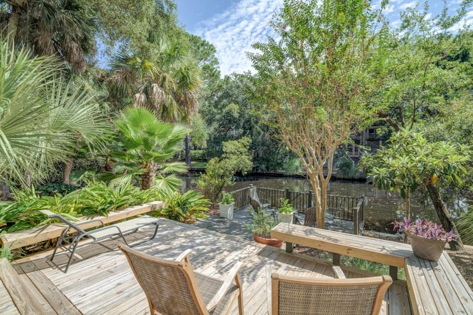 Patio, Garden, Seating area