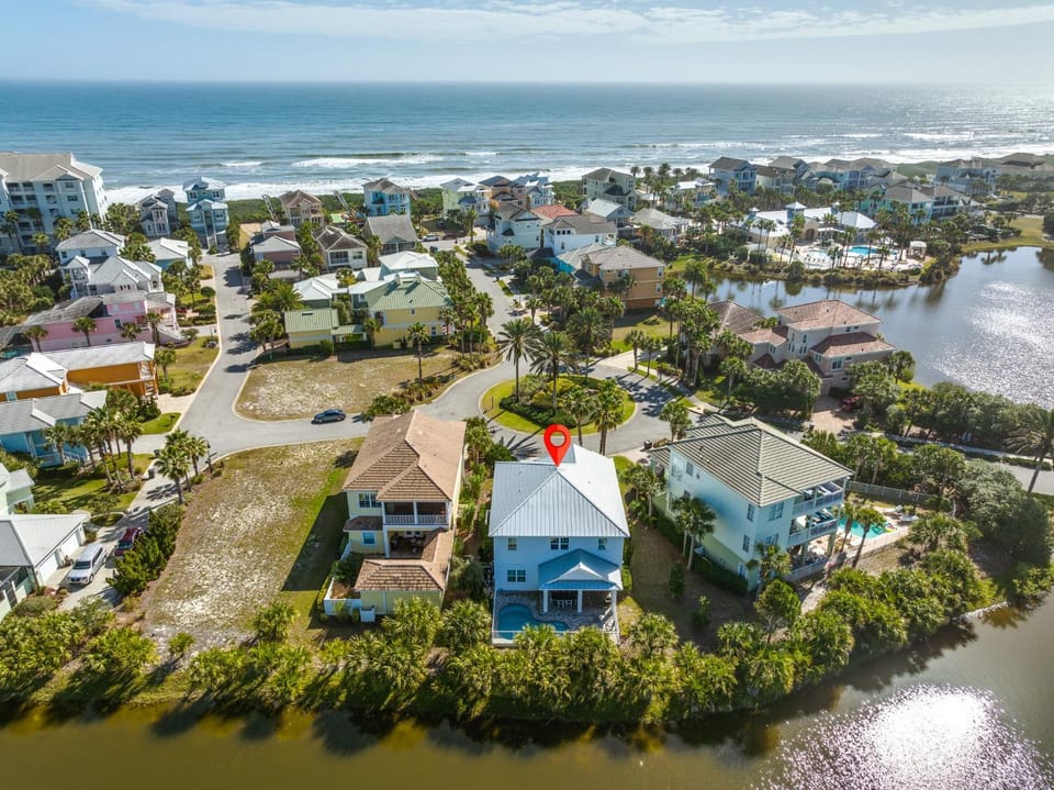 Neighbourhood, Bird's eye view, Beach, Sea view