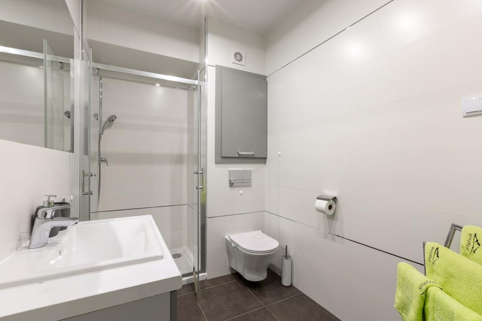 Shower, Toilet, Bathroom, towels