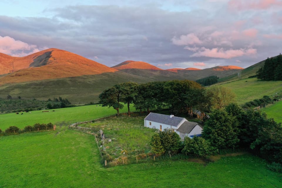 Natural landscape, Bird's eye view, Sunset
