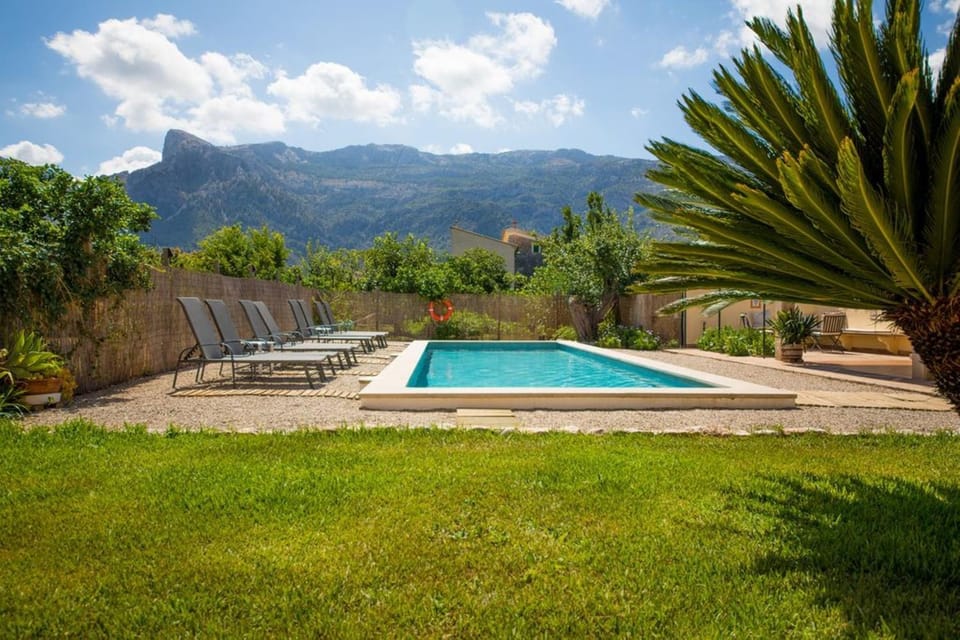 Property building, Living room, Swimming pool