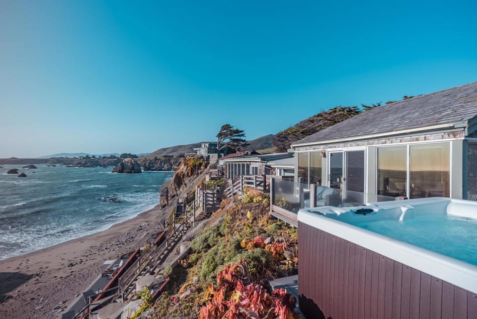 Hot Tub, Balcony/Terrace, Sea view