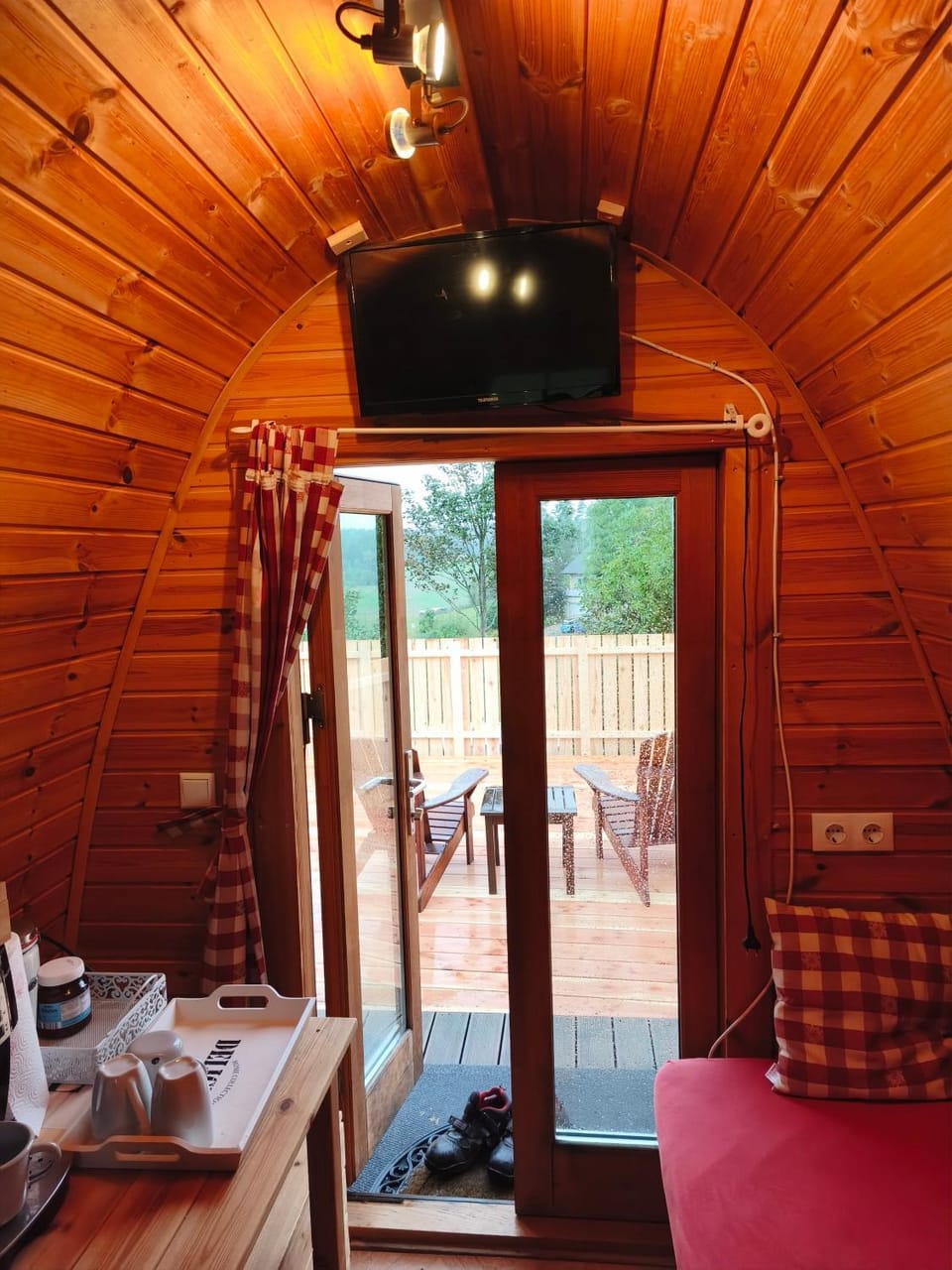 Romantischer POD - Gegen Aufpreis mit Hot Tub - Whirlpool & Sauna Luxury tent in Bavaria