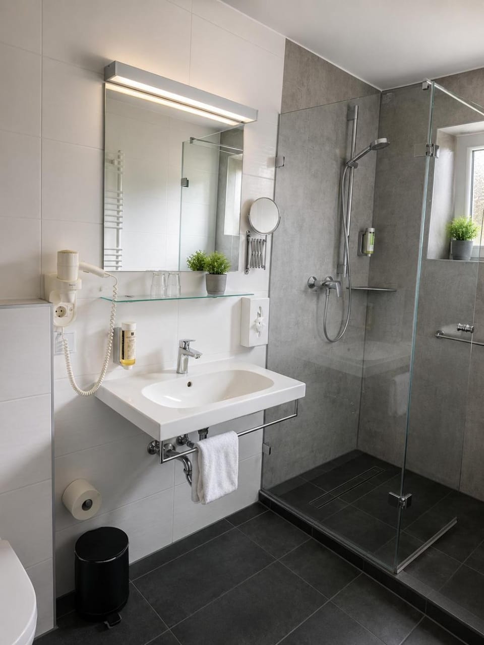 Shower, Toilet, Bathroom, towels