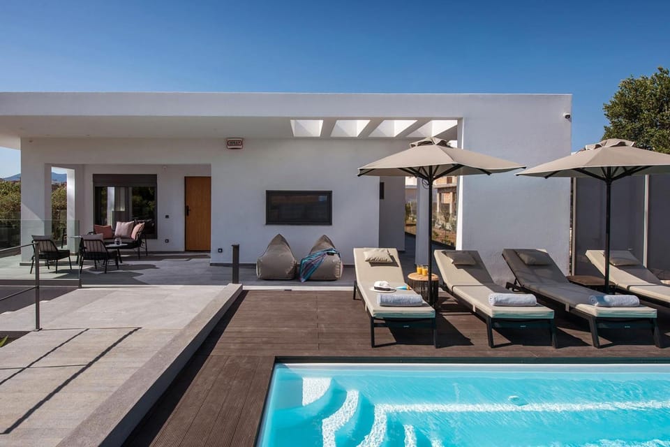 Pool view, sunbed