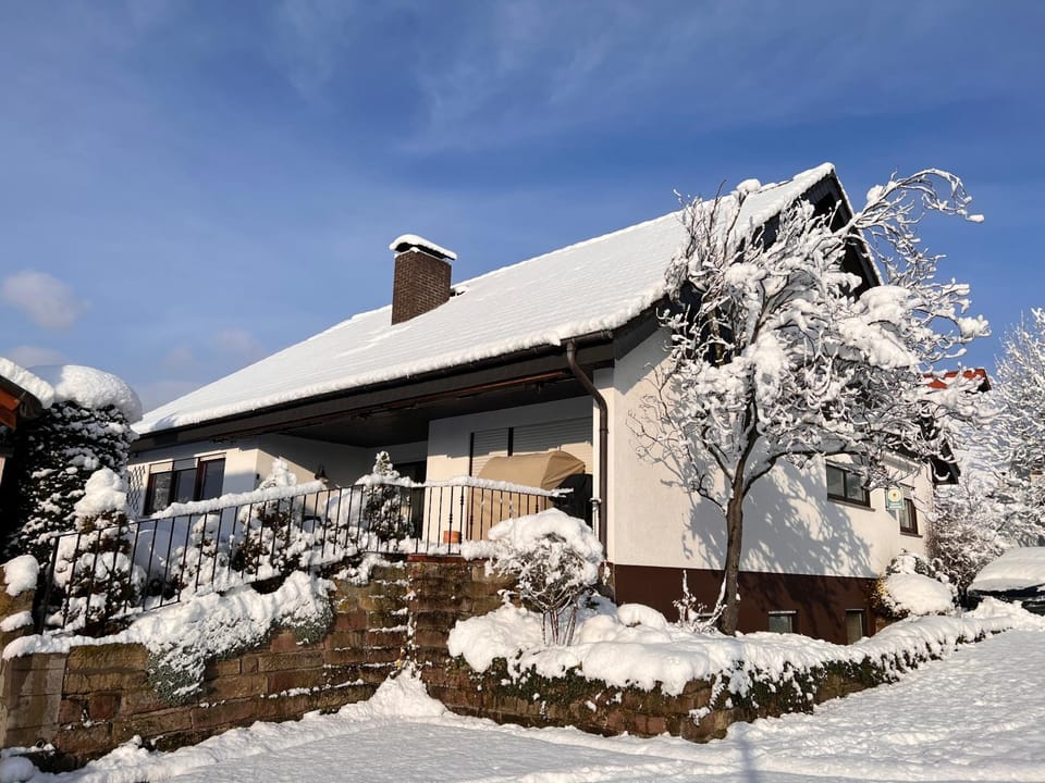 Property building, Natural landscape, Winter