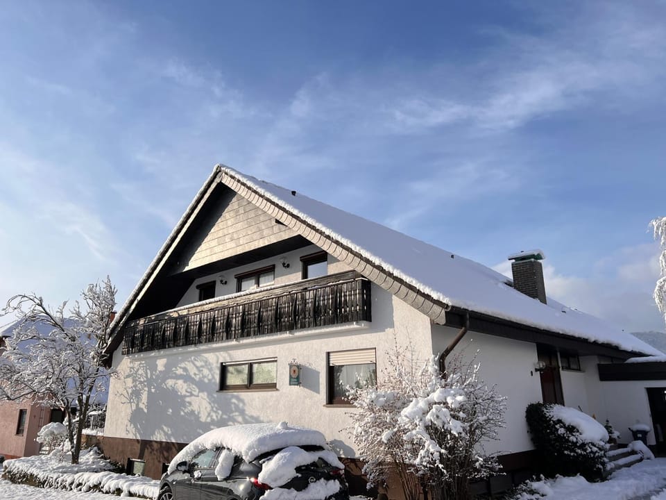 Property building, Day, Winter