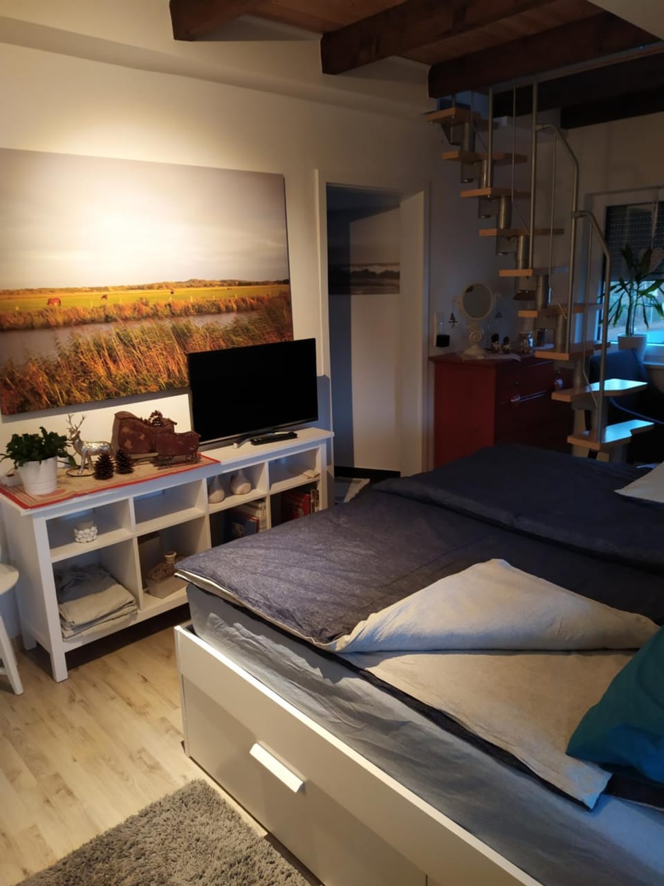 Bed, TV and multimedia