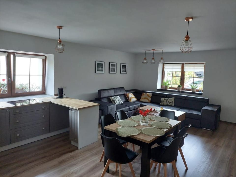 Kitchen or kitchenette, Living room, Other, Other, Other, Seating area, Dining area, towels