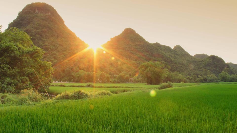 Nearby landmark, Sunset