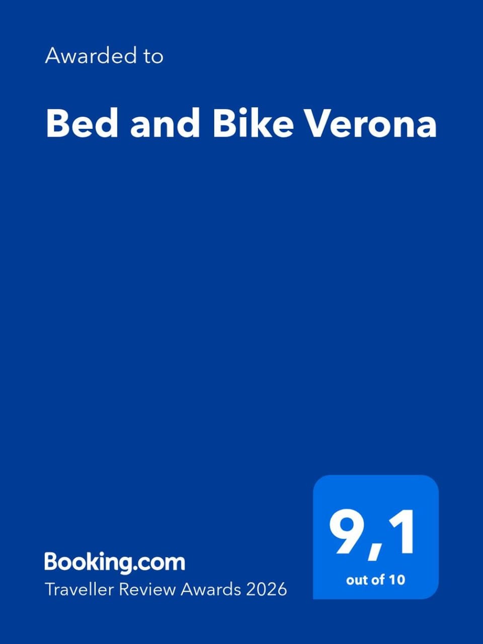 Bedroom, Certificate/Award