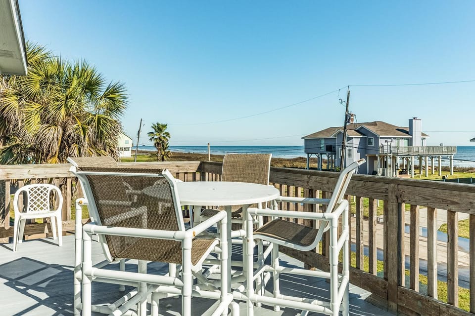 Lounging by the Sea House in Hitchcock