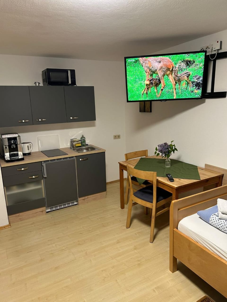 TV and multimedia, Kitchen or kitchenette, Dining area, stove