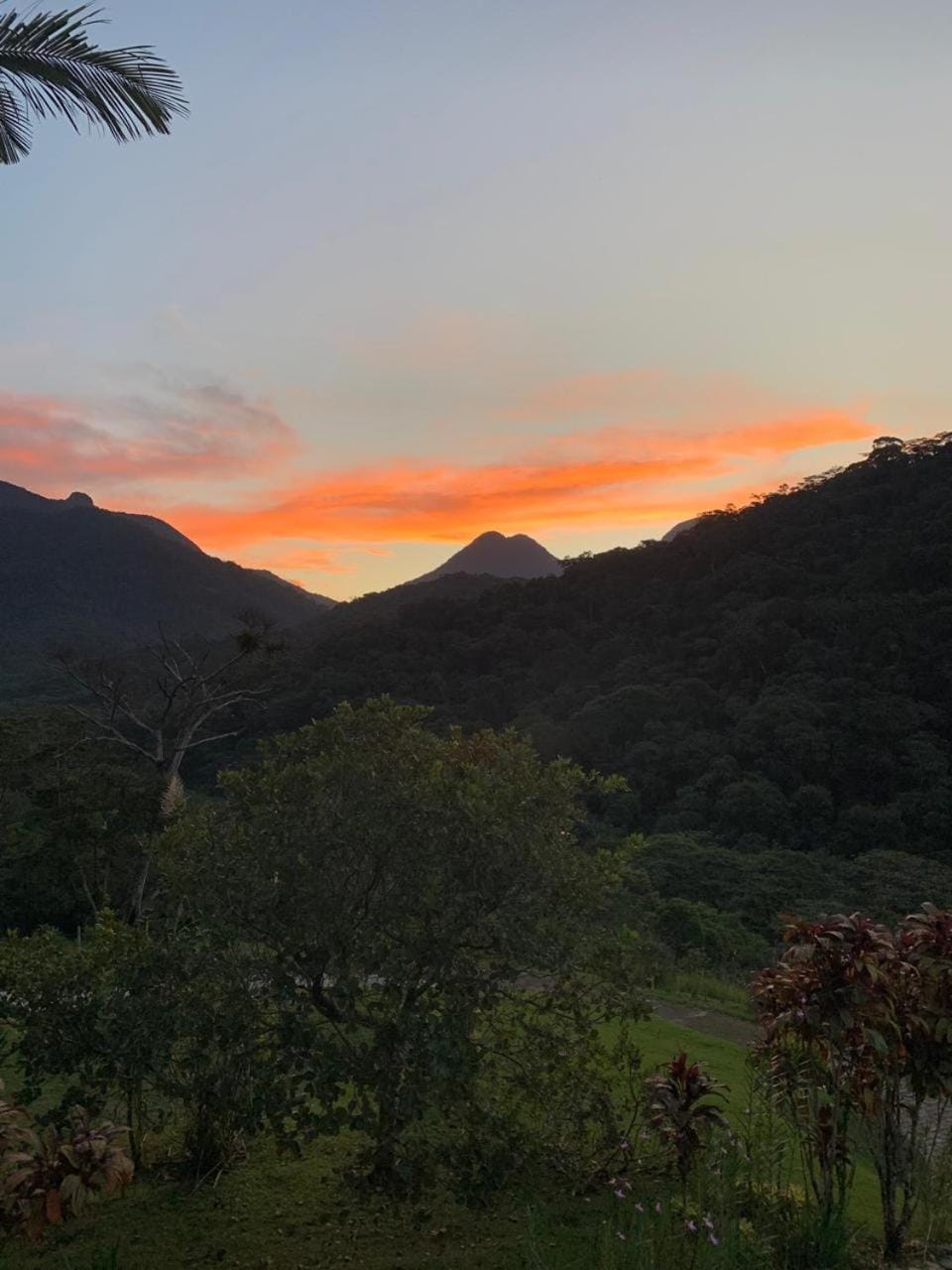 Mountain view, Sunset