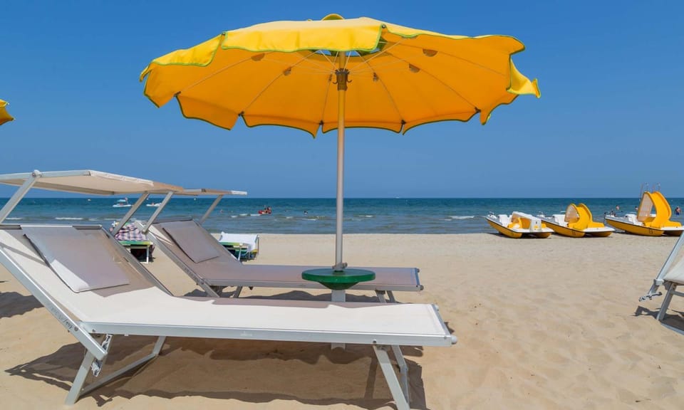 Beach, sunbed
