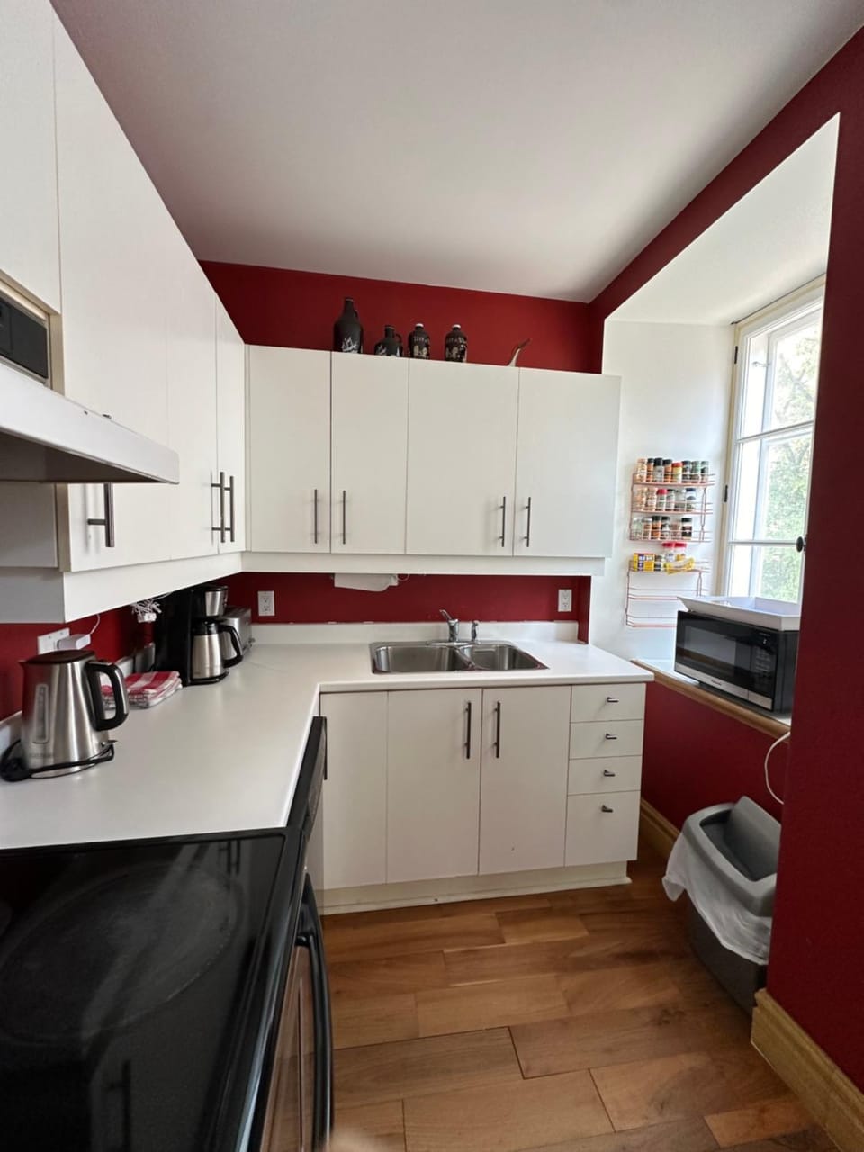 Coffee/tea facilities, Kitchen or kitchenette, dishwasher, stove