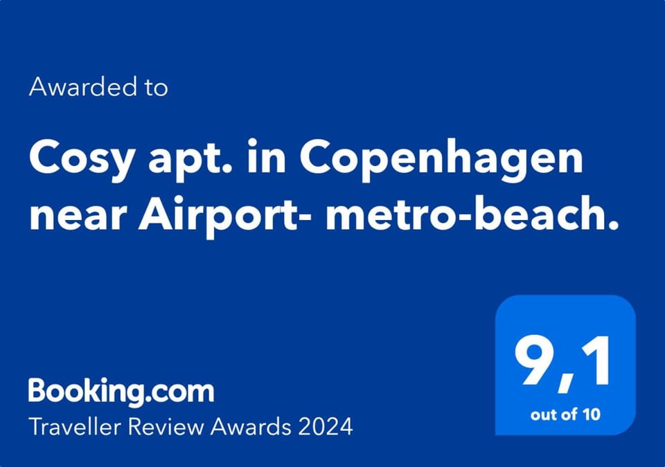 Ama Hyg Atelier Copenhagen Cosy Apt Near City & Beach & Metro Apartment in Copenhagen