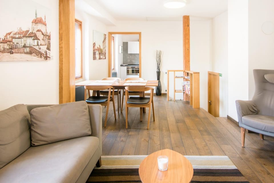 Living room, Seating area, Dining area