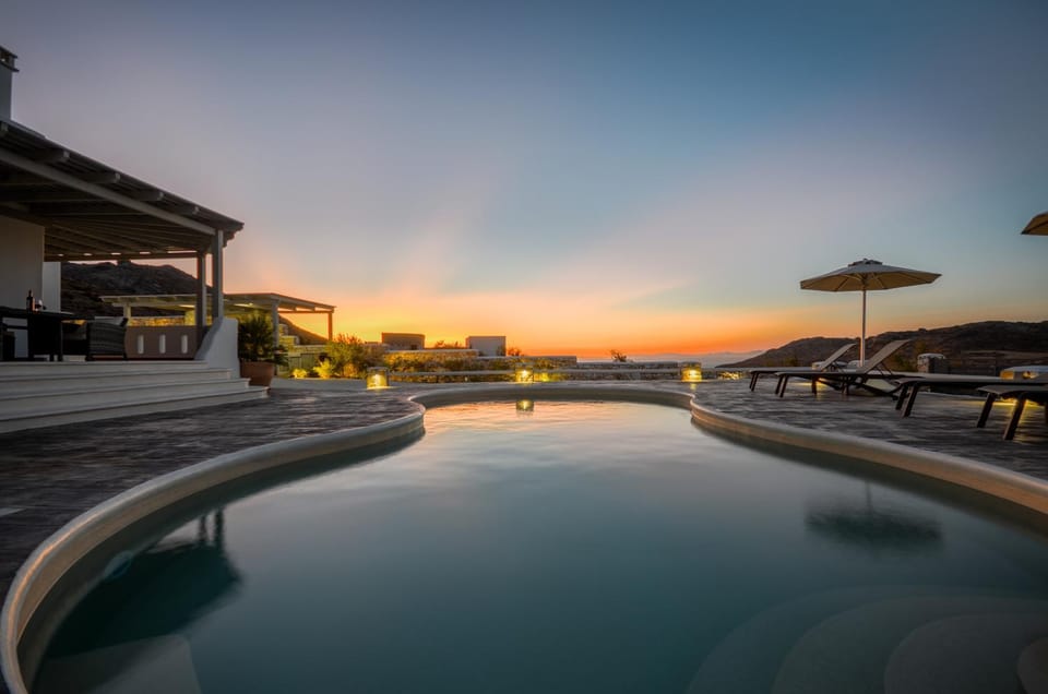 Swimming pool, Swimming pool, Sunrise, Sunset