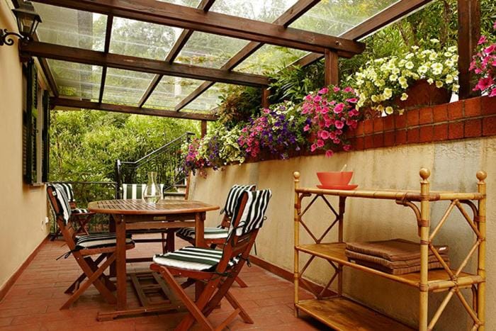 Patio, Day, Balcony/Terrace