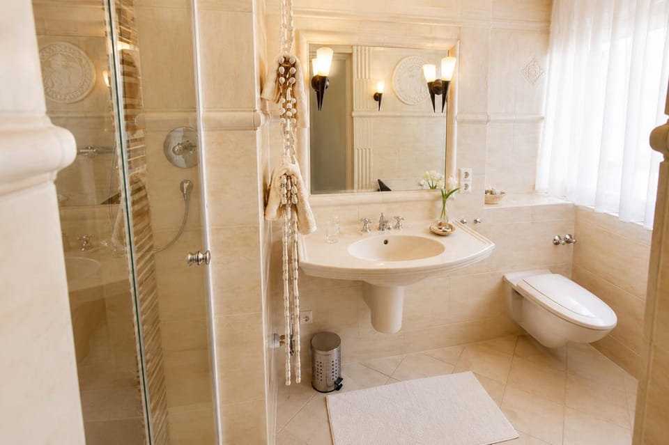 Shower, Toilet, Bathroom, Bath, towels