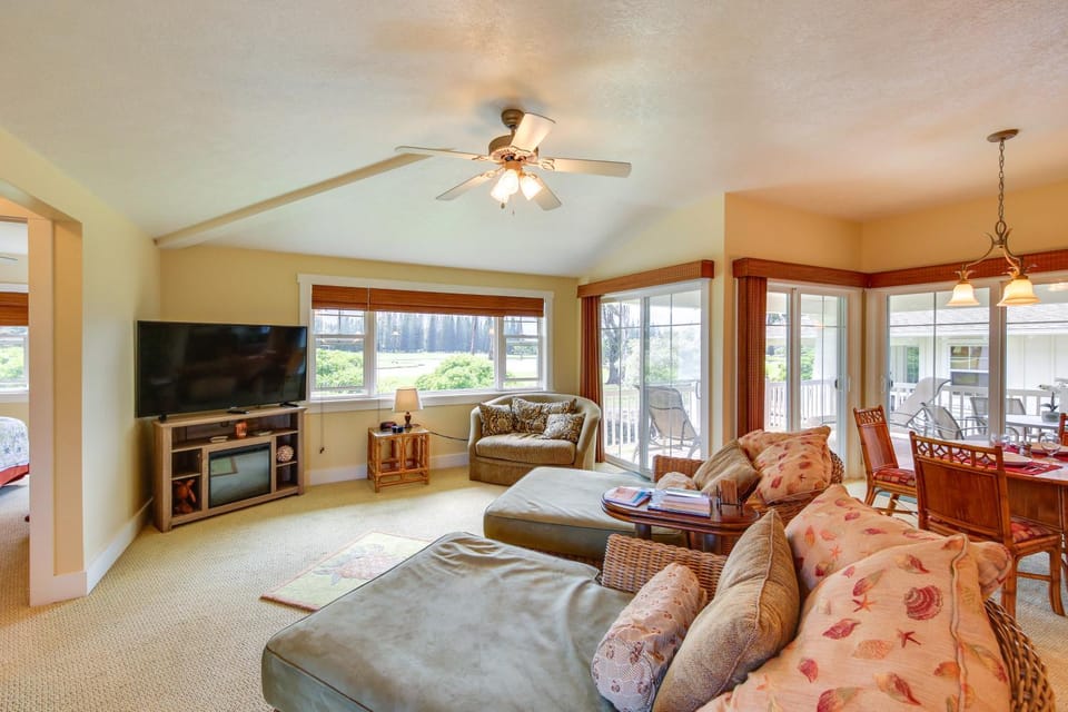 Princeville Condo w/ Mountain & Golf Course Views! House in Princeville