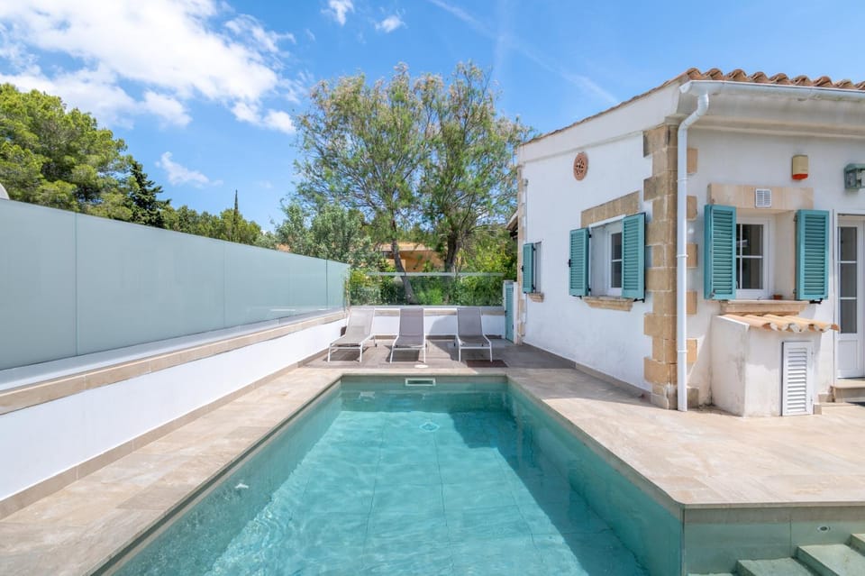 Property building, Living room, Swimming pool
