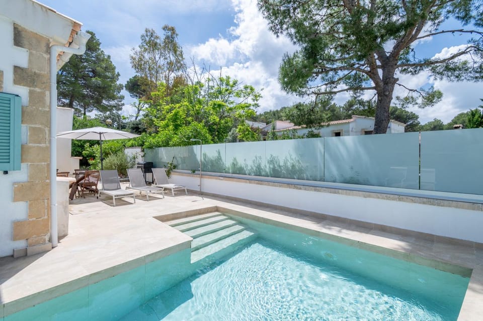 Property building, Living room, Swimming pool