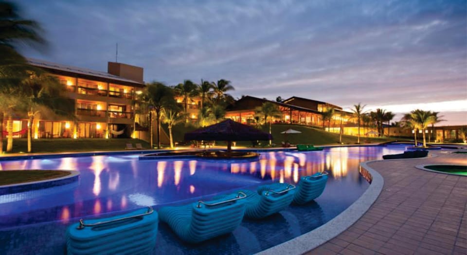 Swimming pool, Sunset