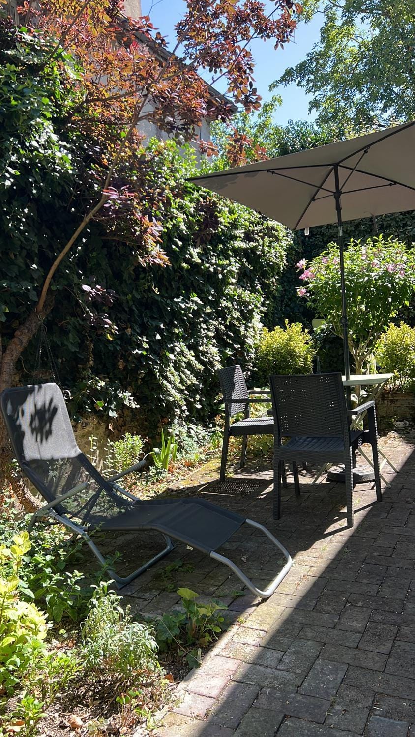 Patio, Garden, Garden view