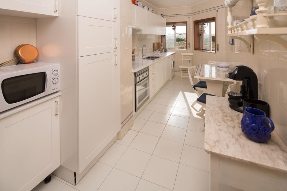Kitchen or kitchenette, dishwasher, washing machine