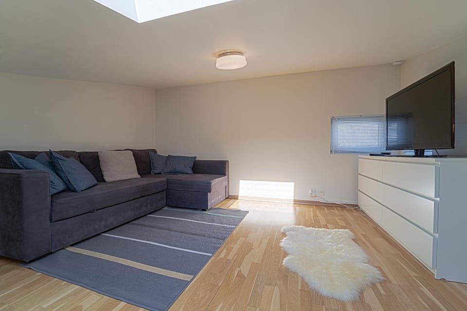Bed, TV and multimedia, Living room, Seating area, Bedroom