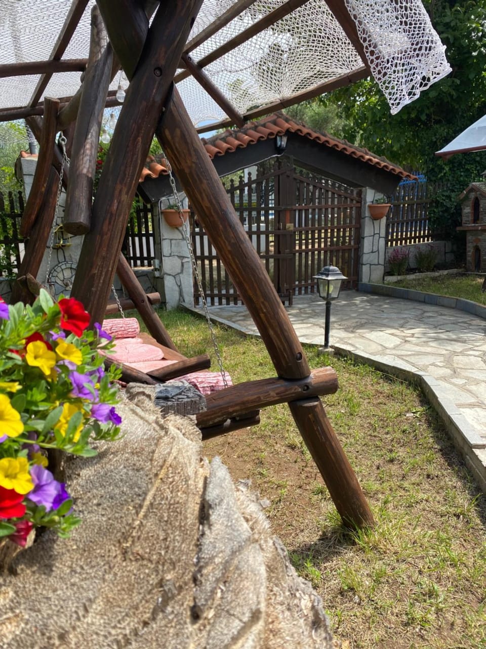 Patio, Children play ground, Garden