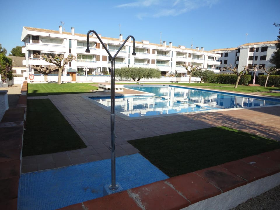Property building, Patio, Off site, Pool view, Swimming pool