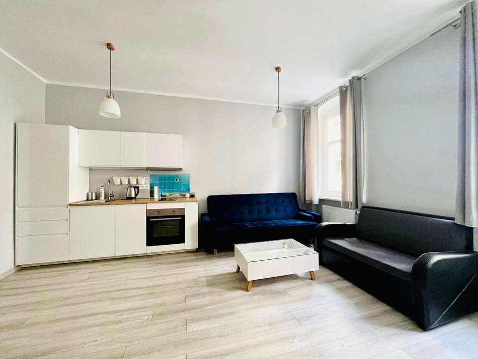 Kitchen or kitchenette, Living room, Seating area