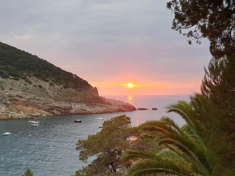 Natural landscape, Sea view, Sunset