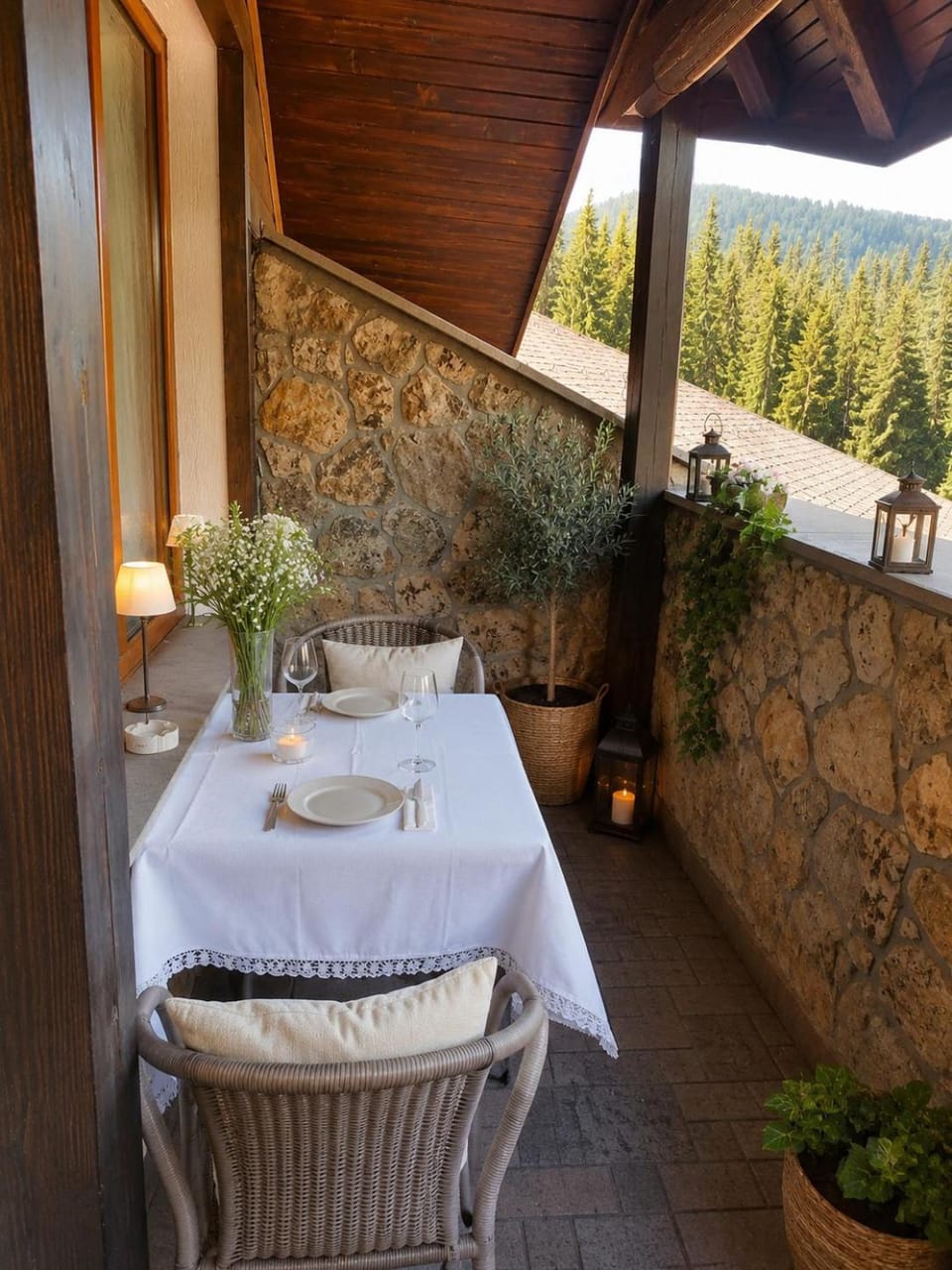 Balcony/Terrace, Mountain view